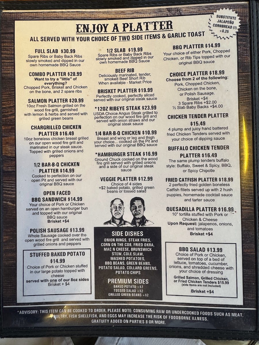 Williamson Brothers Bar-B-Q Menu - Image 2